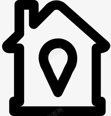 房屋位置房产房屋图标图标