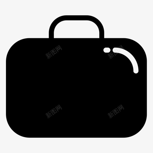 行李箱子手提箱图标svg_新图网 https://ixintu.com 手提箱 旅行 箱子 行李