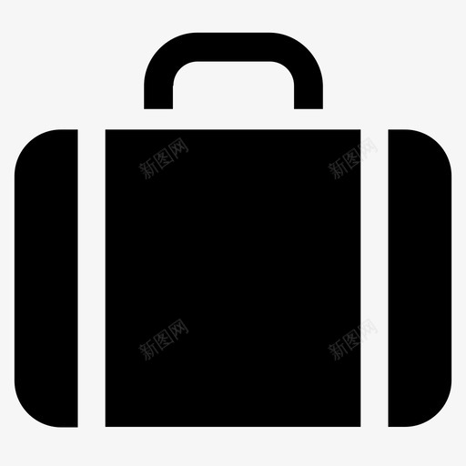 公文包行李手提箱图标svg_新图网 https://ixintu.com 公文包 手提箱 旅行 行李
