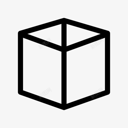 立方体长方体几何体正方形图标svg_新图网 https://ixintu.com 几何体 正方形 立方体长方体