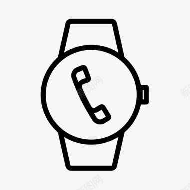 智能手表数字手表腕表图标图标