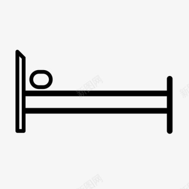 床家具病床图标图标