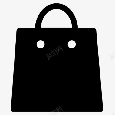 购物袋购买必需品图标图标