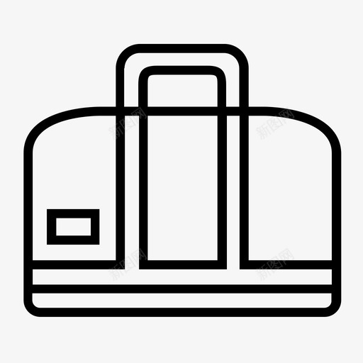 行李袋配件袋子图标svg_新图网 https://ixintu.com 手提包 旅行 行李袋 衣柜 袋子 配件