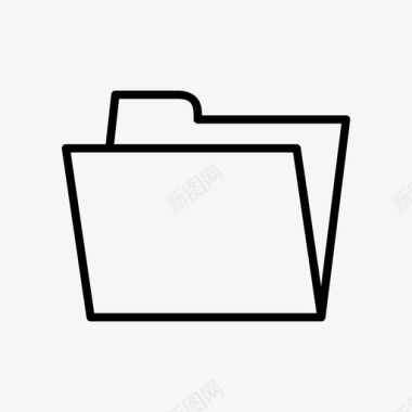 文件夹档案盒子图标图标
