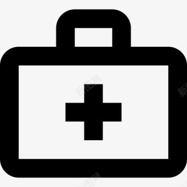 医疗救助急救急救箱图标图标