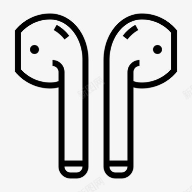 苹果airpods配件耳机图标图标
