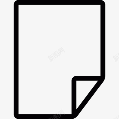 空白页文件纸张图标图标