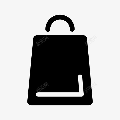 购物袋电子商务在线图标svg_新图网 https://ixintu.com eshop网络元素 在线 电子商务 网络 购物袋