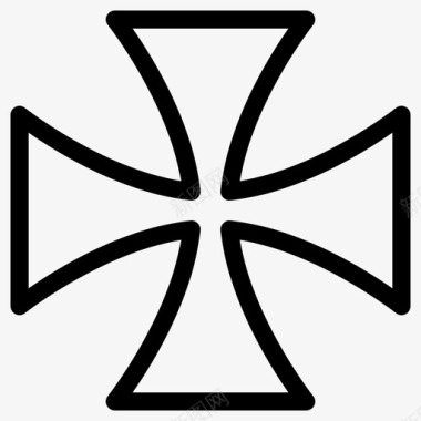 十字架基督教十字架图案图标图标