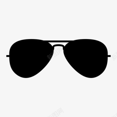 飞行员眼镜眼镜太阳镜图标图标