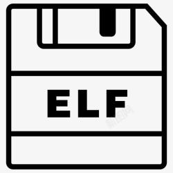 Elf保存elf文件elf扩展名图标高清图片