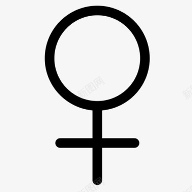 女性平等性别图标图标