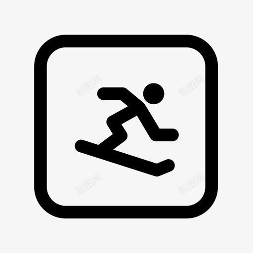 回旋各种运动奥运会图标svg_新图网 https://ixintu.com 各种运动 回旋 奥运会 滑雪