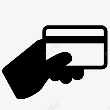 信用卡持有人银行信用卡图标图标
