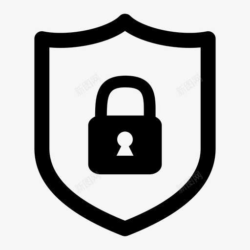 安全锁保险安全图标svg_新图网 https://ixintu.com 保险 安全 安全锁 防护