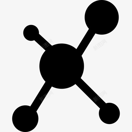 化学分子原子成分图标svg_新图网 https://ixintu.com 化学分子 原子 成分 治疗图标 药物