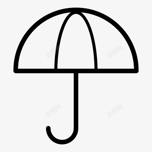 伞保险雨图标svg_新图网 https://ixintu.com 伞 保险 雨