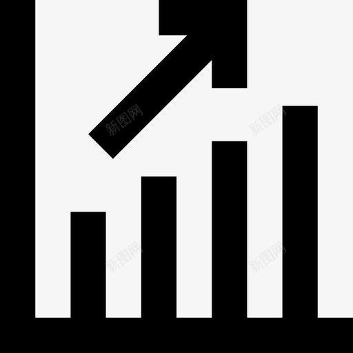 增长图分析条形图图标svg_新图网 https://ixintu.com 分析 增长图 条形图 线要素图标集 统计