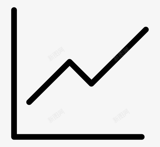 折线图提升统计图标svg_新图网 https://ixintu.com 价值 折线图 提升 智能内容管理大纲 统计 股票