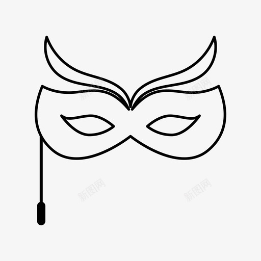 面具嘉年华眼罩图标svg_新图网 https://ixintu.com 化装舞会 嘉年华 眼罩 面具