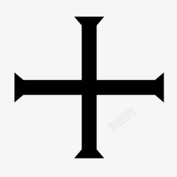 十字军东征十字架基督十字军东征图标高清图片