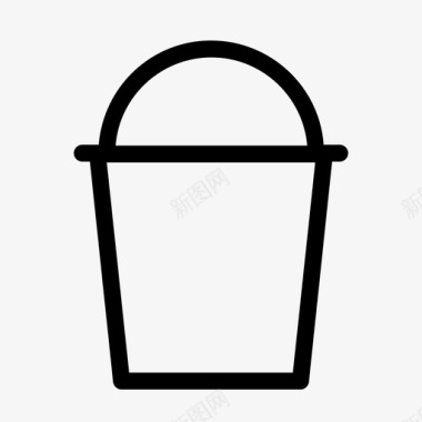 桶容器家用图标图标