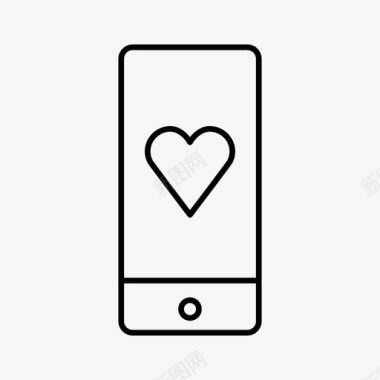 iphone心设备爱图标图标