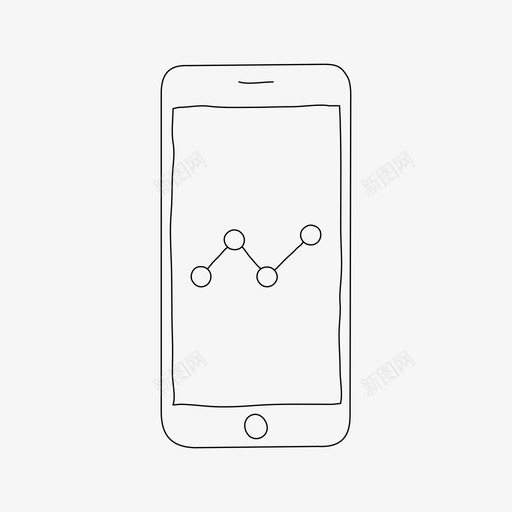iphone分析设备图形图标svg_新图网 https://ixintu.com iphone分析 图形 屏幕 设备