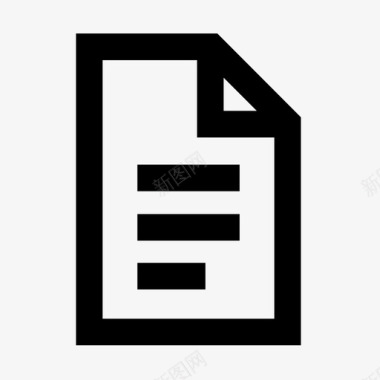 文档文件文本图标图标