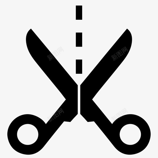 剪刀剪点图标svg_新图网 https://ixintu.com 剪 剪刀 点 省 边