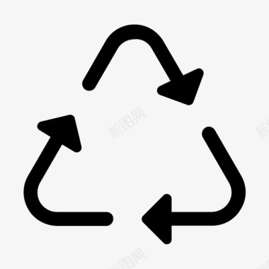 回收替代能源可回收图标图标