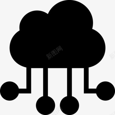 云网络云设备云共享图标图标