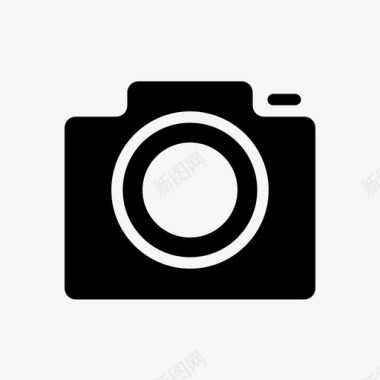 相机单反相机网络摄像头图标图标