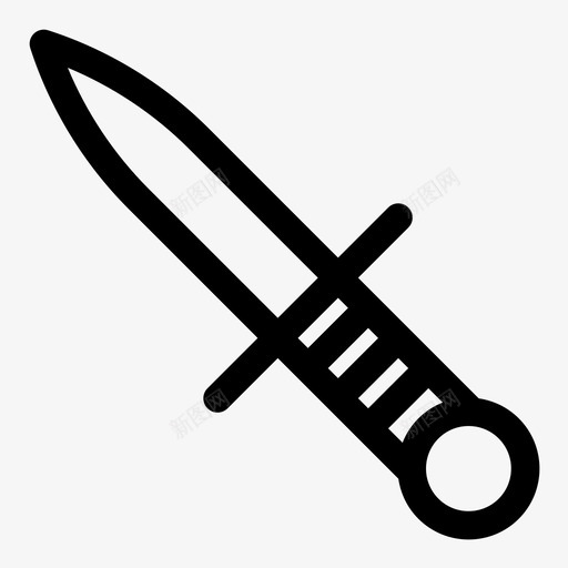 刀匕首中世纪图标svg_新图网 https://ixintu.com 中世纪 刀 匕首 武器 纯线条