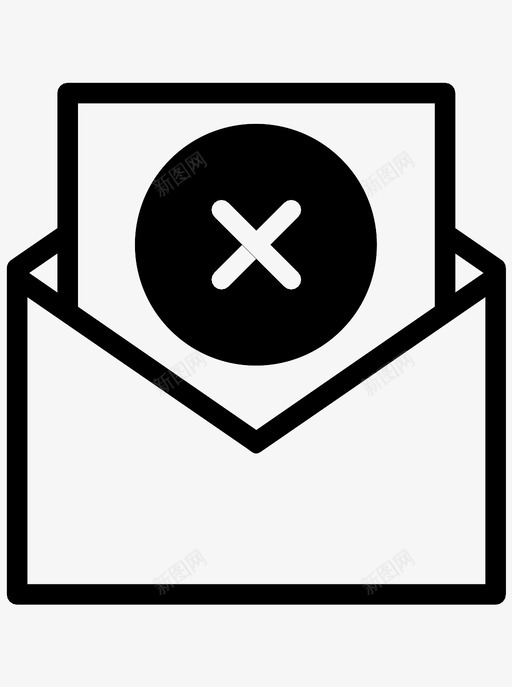 信件遗弃信封图标svg_新图网 https://ixintu.com 信件 信件的信封 信封 遗弃 邮件 邮寄