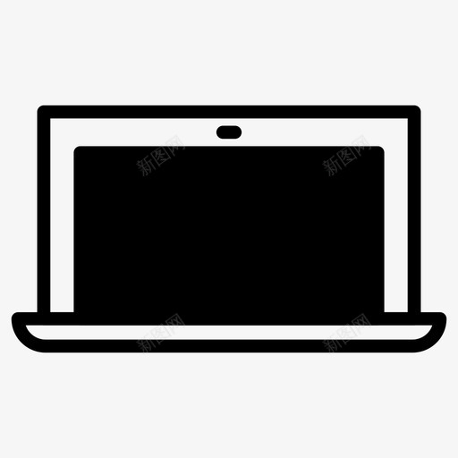 笔记本电脑笔记本字形图标集svg_新图网 https://ixintu.com 笔记本字形图标集 笔记本电脑