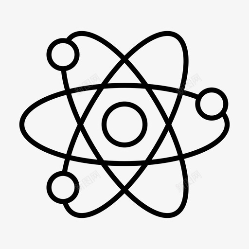 原子科学太阳图标svg_新图网 https://ixintu.com 原子 太空 太阳 学习教育 科学 系统