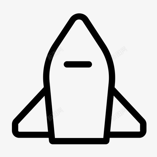 启动导弹飞船图标svg_新图网 https://ixintu.com 启动 宇宙飞船 导弹 火箭 飞船