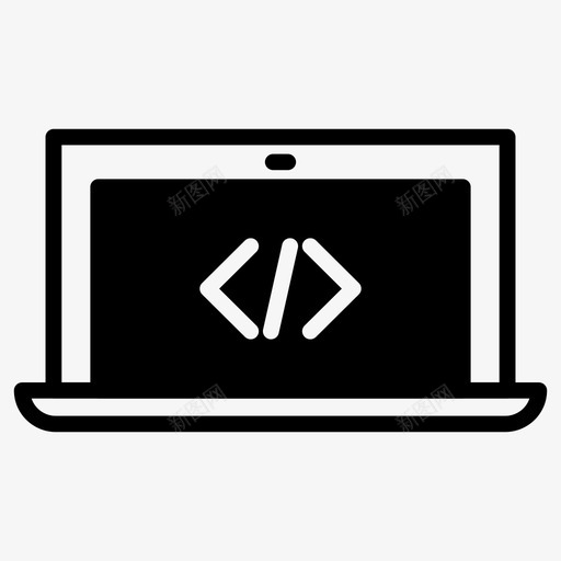 笔记本代码笔记本图标集svg_新图网 https://ixintu.com 笔记本代码 笔记本图标集