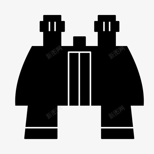 望远镜野营远足图标svg_新图网 https://ixintu.com 户外 户外娱乐 望远镜 观光 远足 野营
