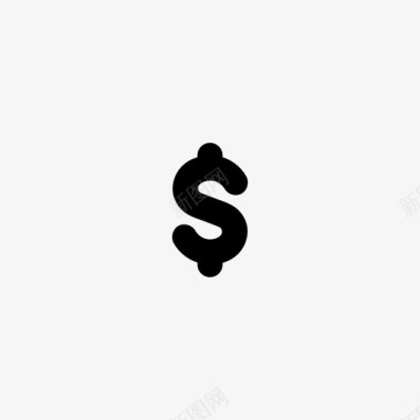 美元货币生意图标图标