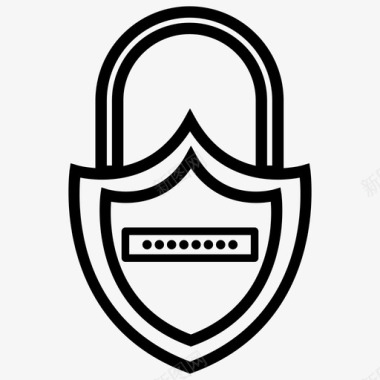 安全密码密码锁密码保护图标图标