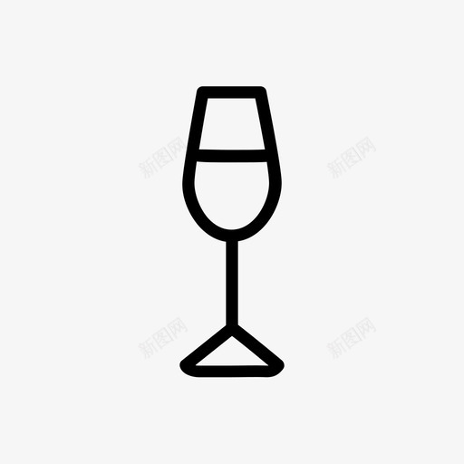 白葡萄酒酒饮料图标svg_新图网 https://ixintu.com 一杯酒 来喝 白葡萄酒 酒 饮料