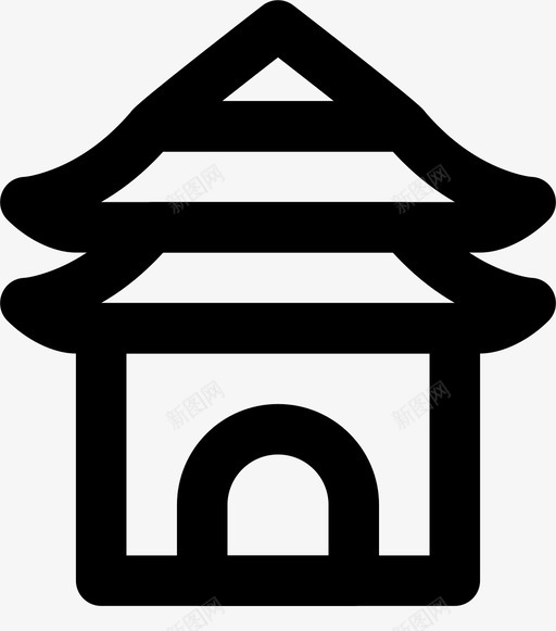 佛龛教堂宗教图标svg_新图网 https://ixintu.com 佛龛 史密顿宗教2md大纲 宗教 寺庙 教堂