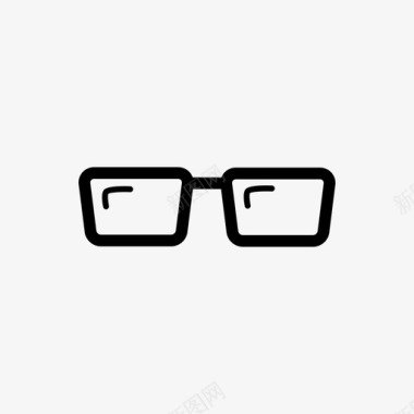 眼镜镜框眼镜架图标图标