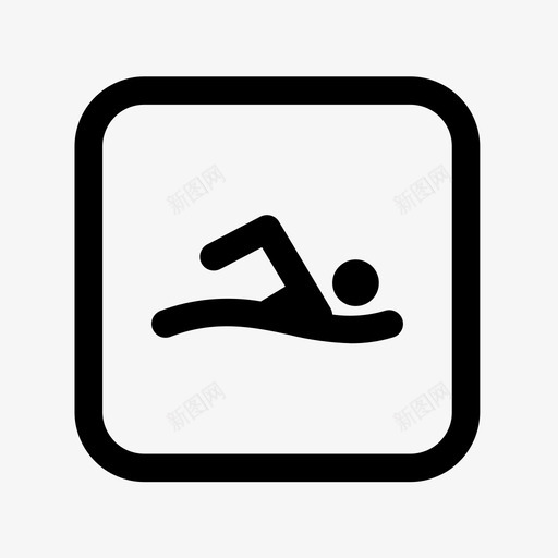 游泳各种运动奥运会图标svg_新图网 https://ixintu.com 各种运动 奥运会 游泳 游泳池