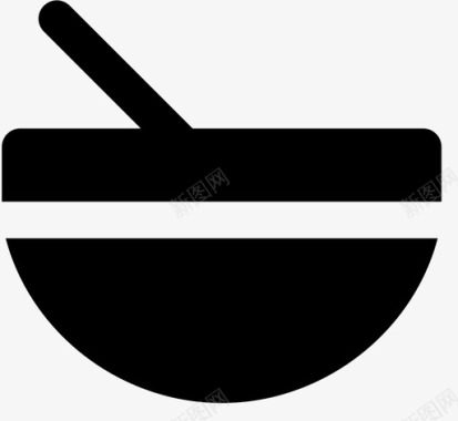 搅拌碗烘焙烹饪图标图标