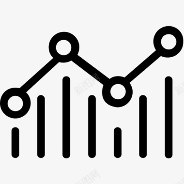 图表分析条形图图标图标