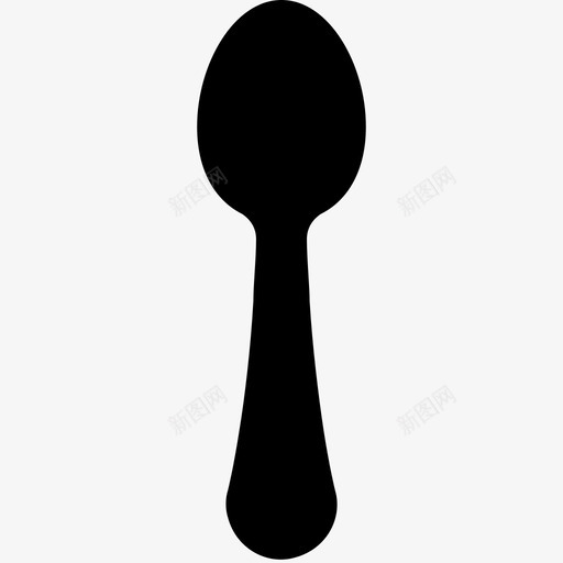 勺子餐具银器图标svg_新图网 https://ixintu.com 勺子 网络和用户界面图标 银器 餐具 餐桌勺